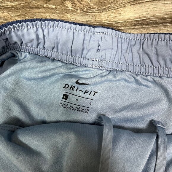Nike Athletic Dri-Fit Mid Rise Lined Running Shorts Blue Women’s Size L - Picture 8 of 10